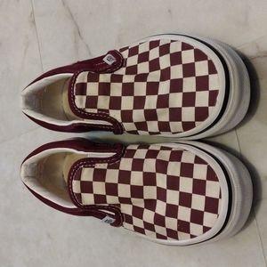 Vans loafer slip on sneakers.